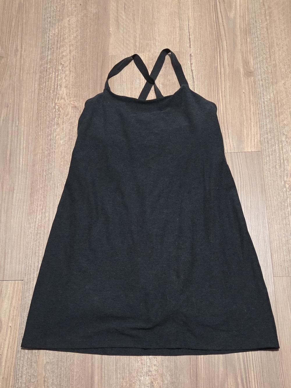 Black Beyond Yoga Crossback Tank Dress